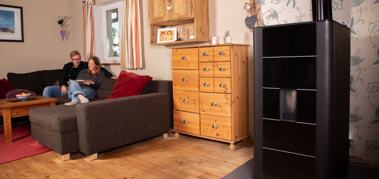 Pelletwerk aus der Ferne