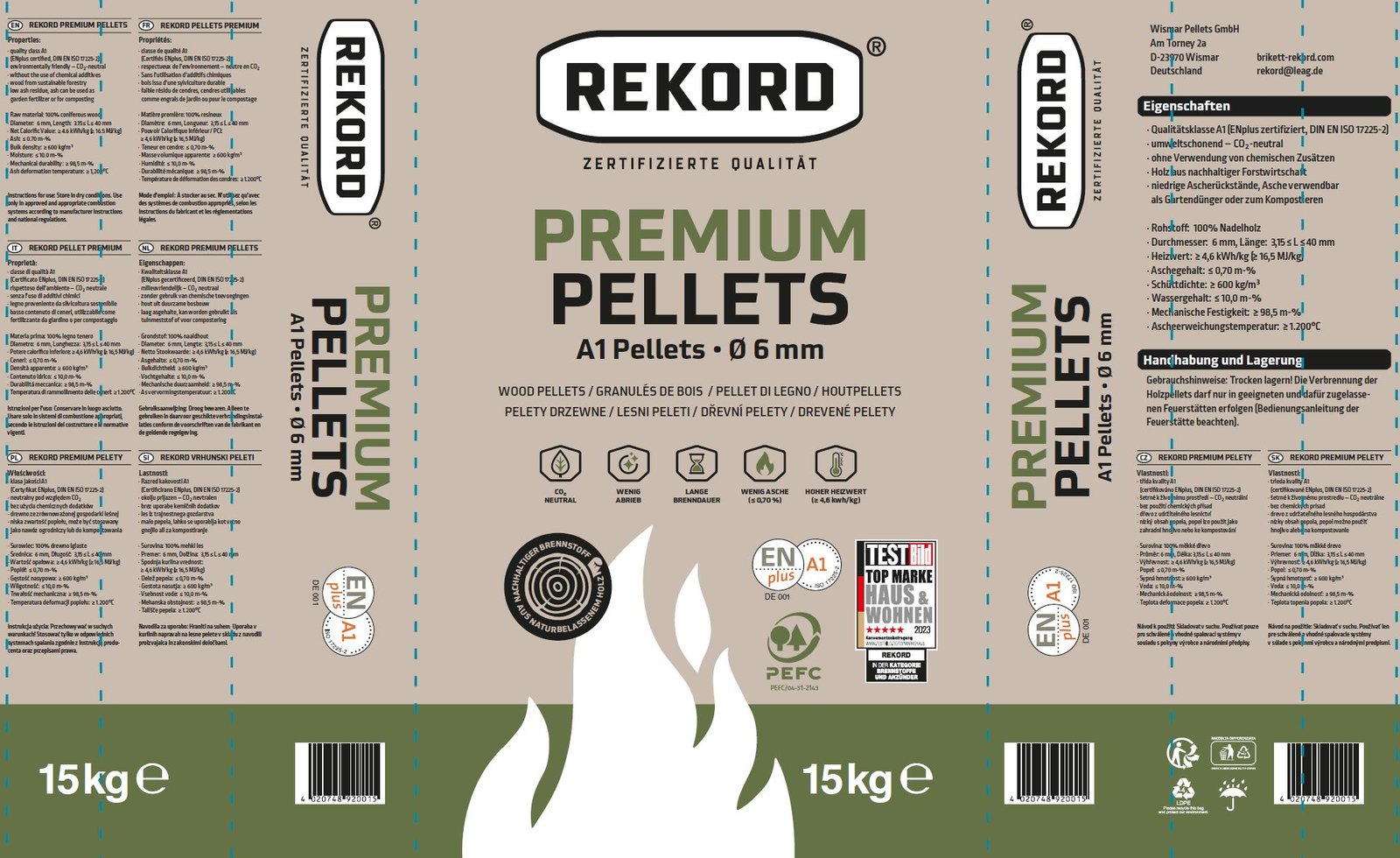 Rekord Premium Pellets