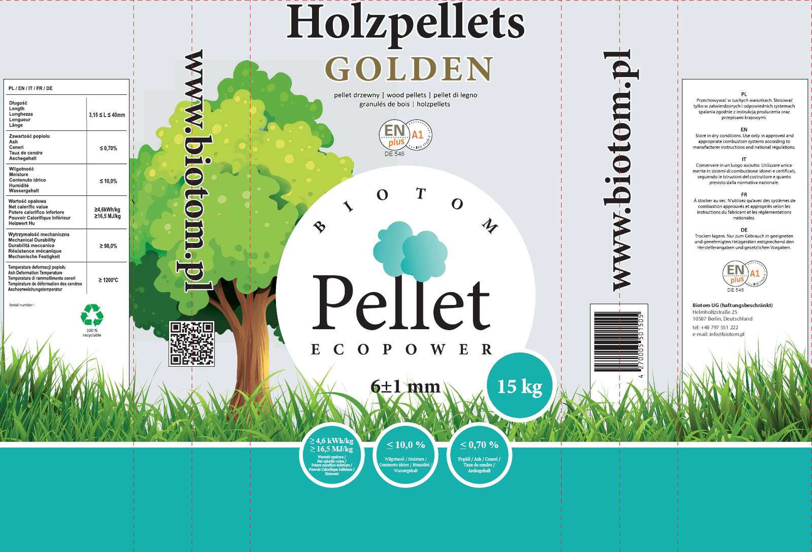 Holzpellets Golden