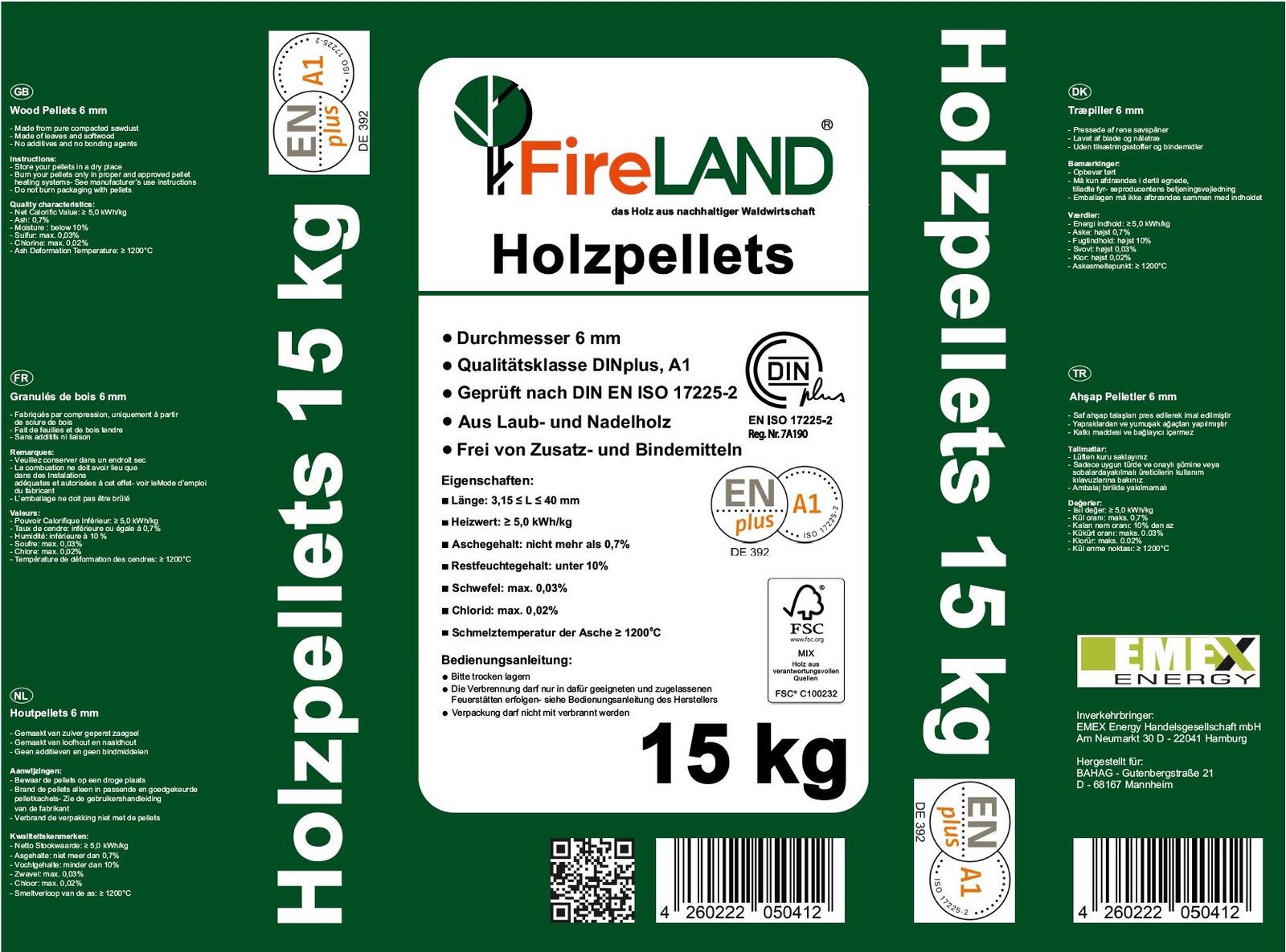 FireLand Holzpellets