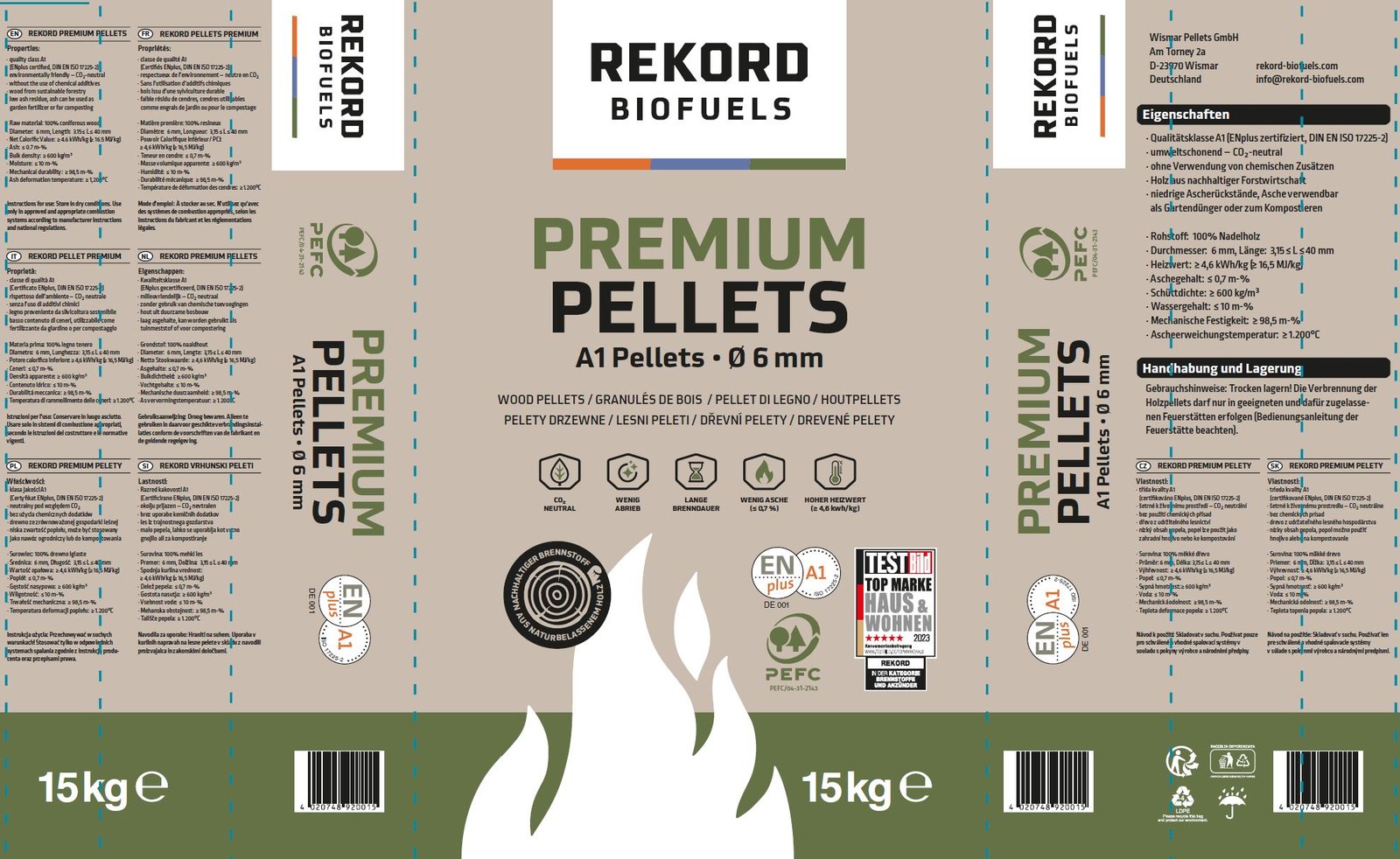 Rekord Premium Pellets