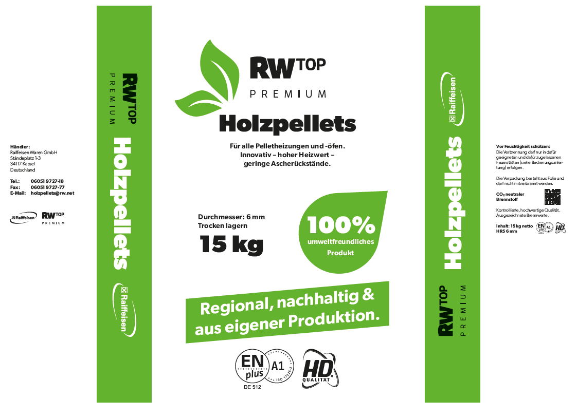 RW-Top Premium Holzpellets (mit HD)