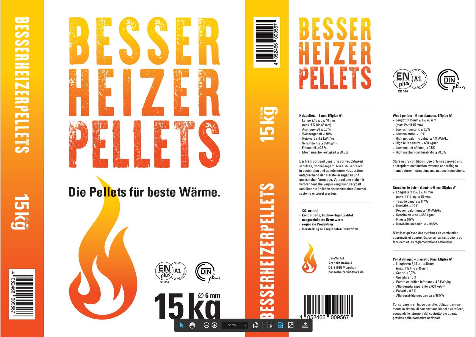Besser Heizer Pellets