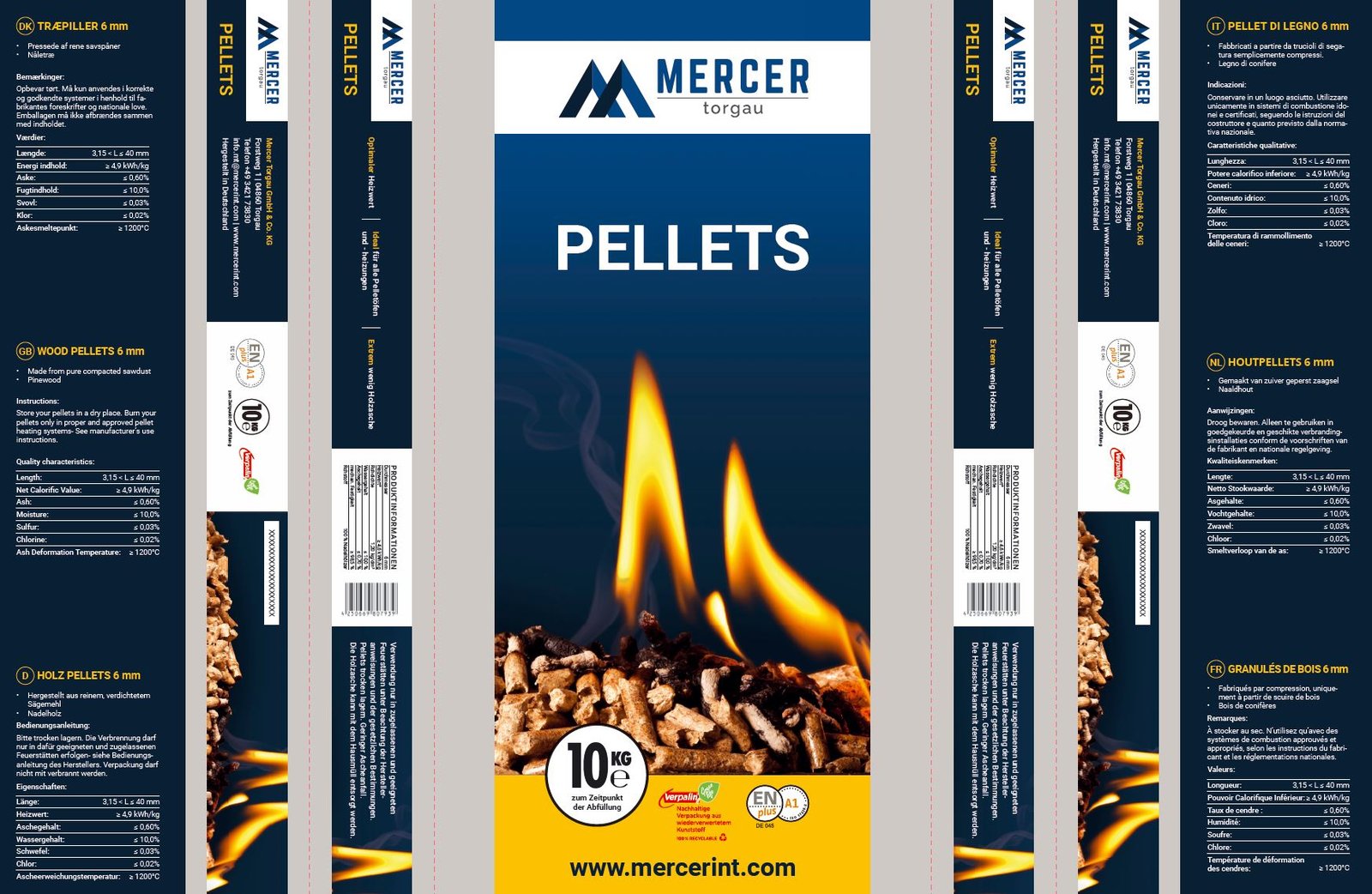 Mercer Pellets 10kg