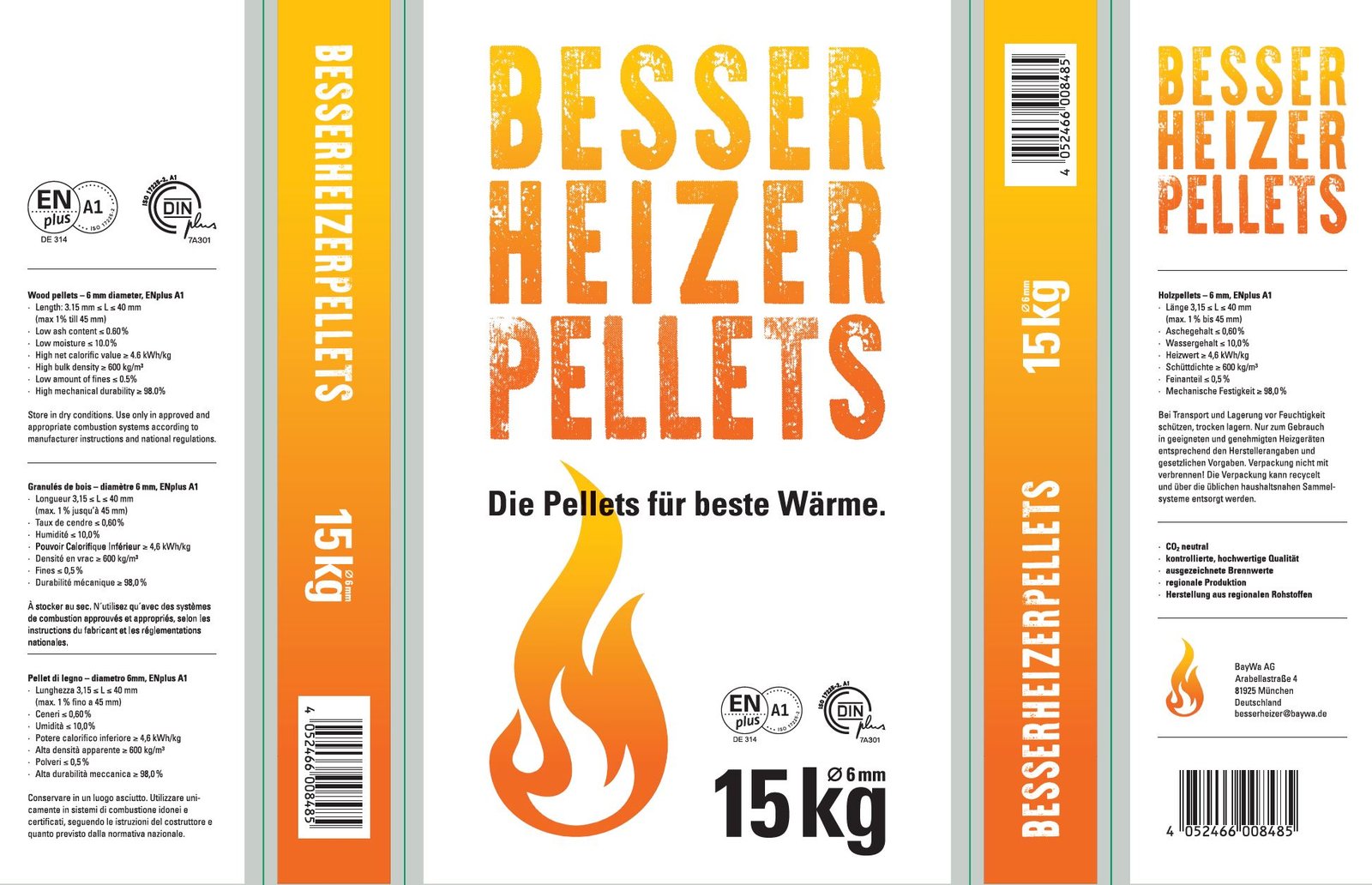 Besser Heizer Pellets
