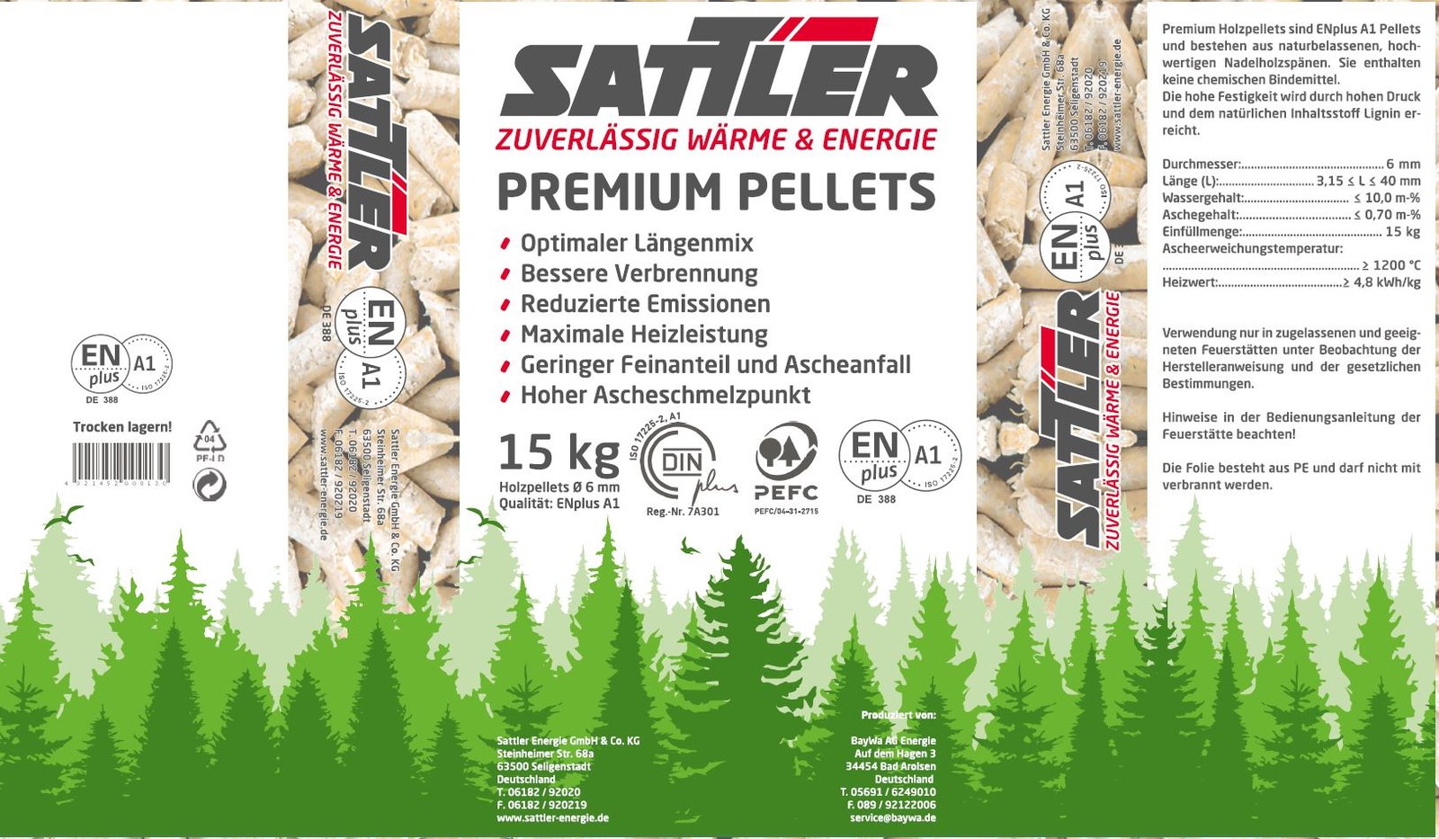 Sattler Premium Pellets