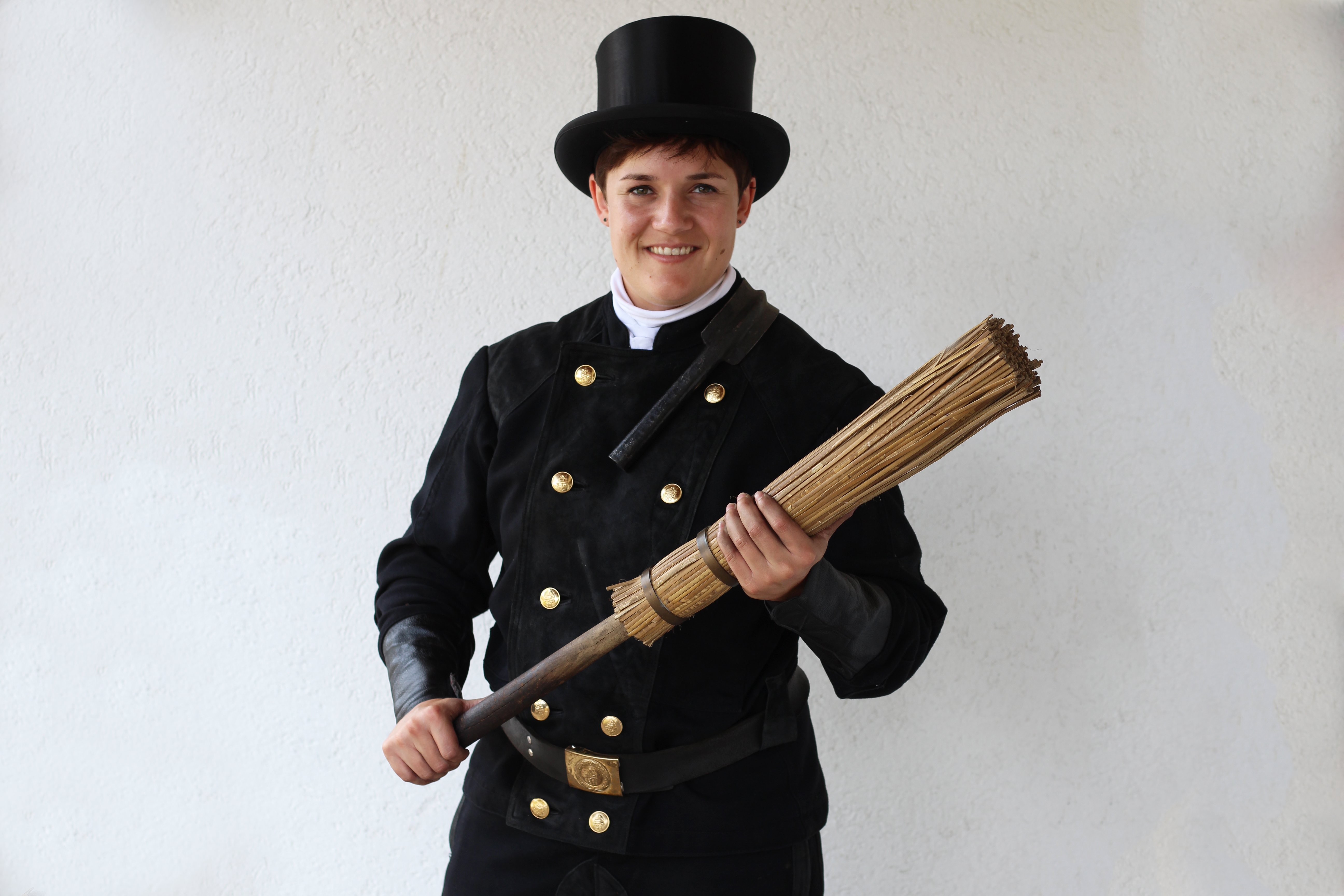 Schornsteinfegerin Judith Krauter