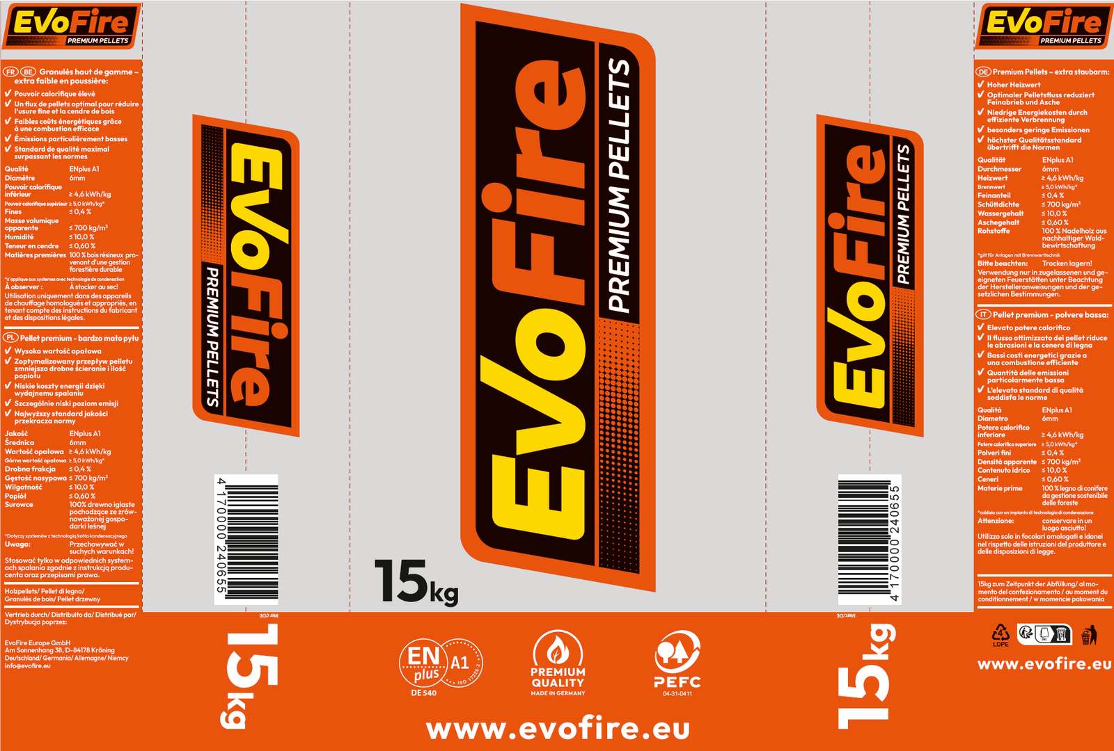 EvoFire Premium Pellets