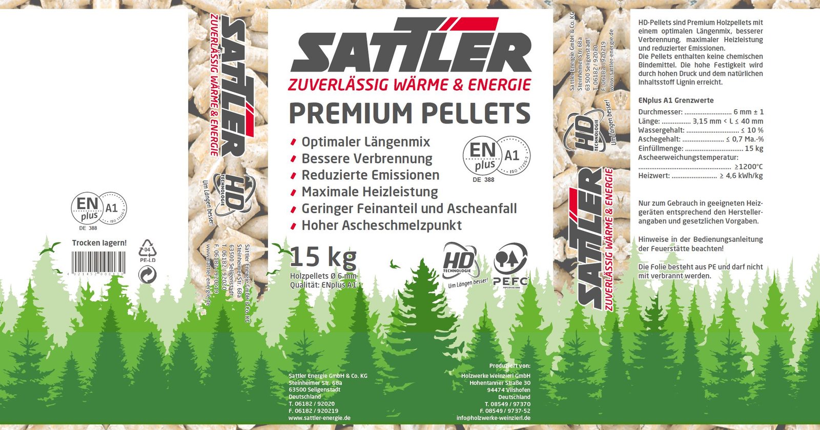 Sattler Premium Pellets
