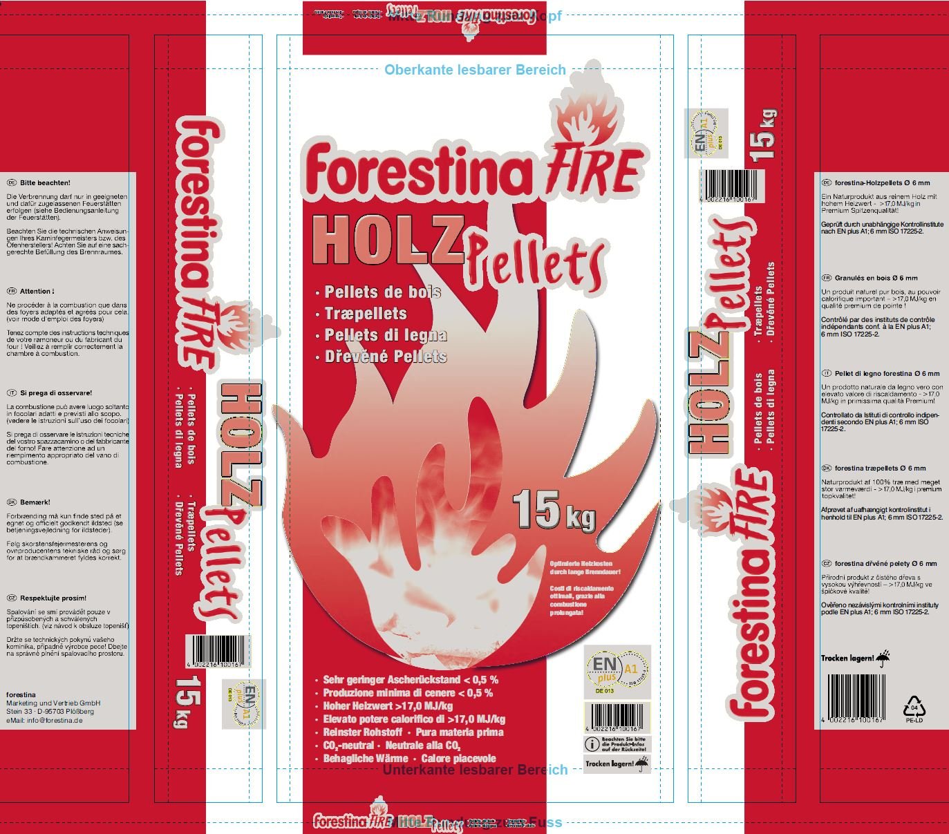 Forestina FIRE HOLZPellets