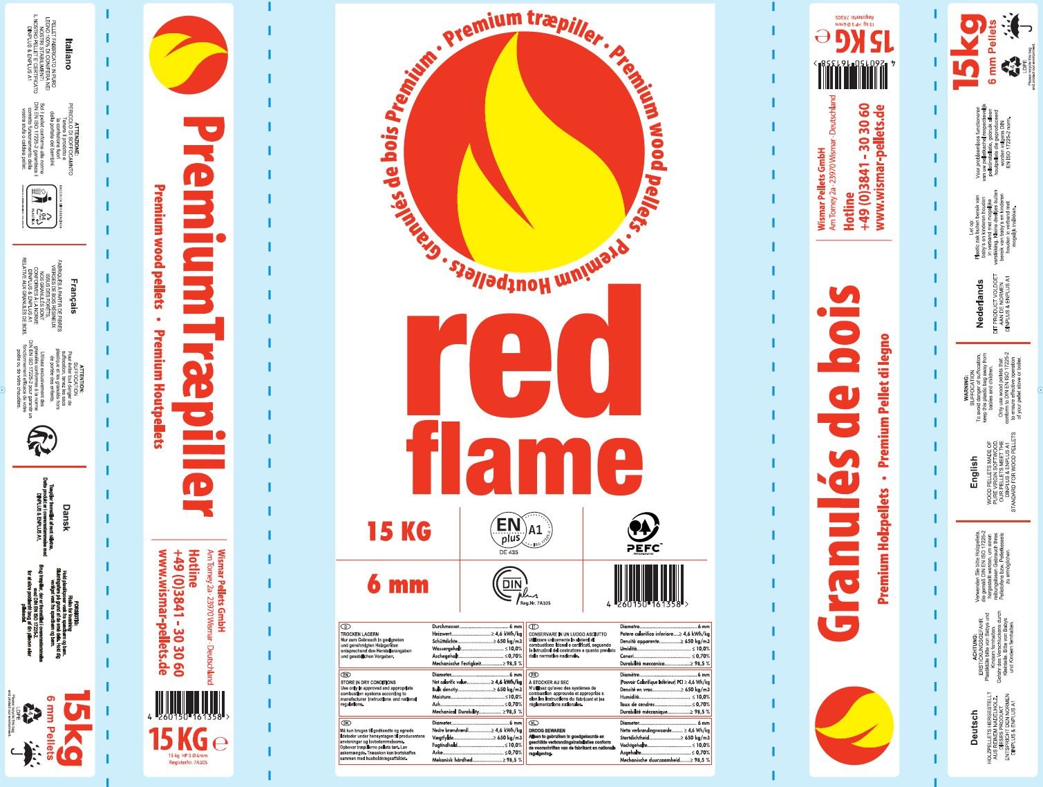 Red Flame Premium Pellets