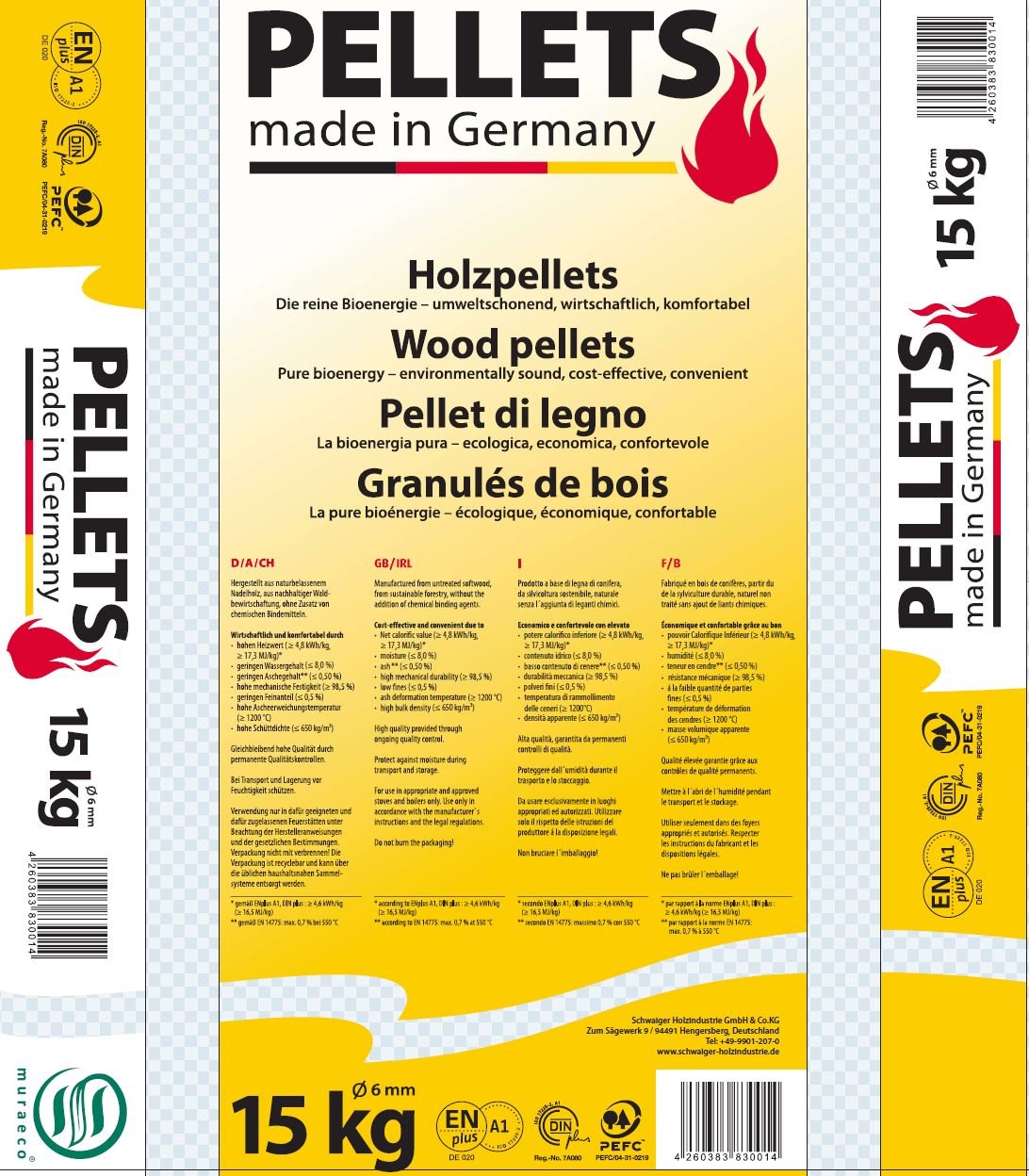 Pellets made in Germany