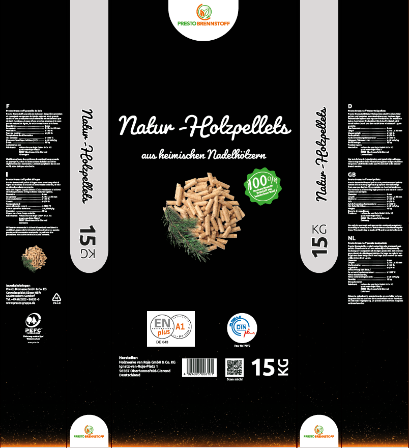 Presto Natur-Holzpellets