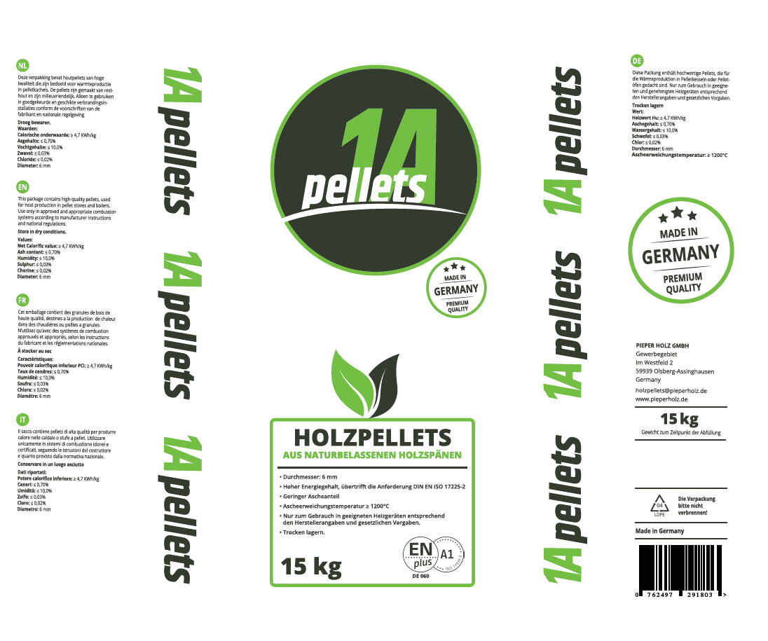 1A Pellets (15 kg)