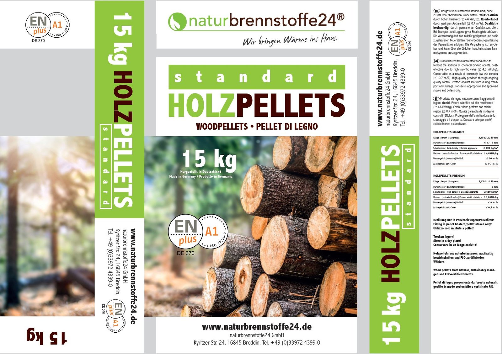Holzpellets Standard