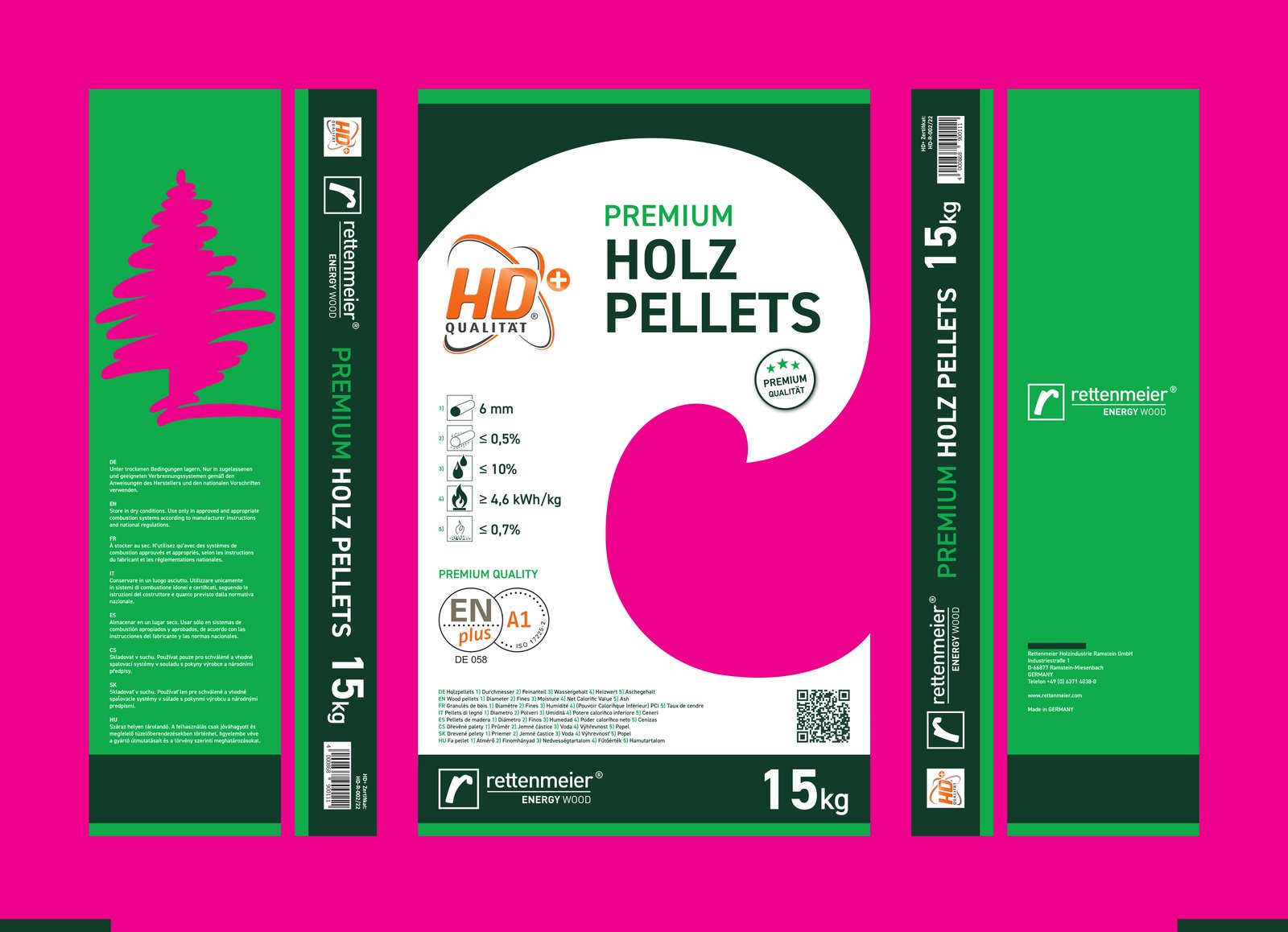 Premium Holz Pellets