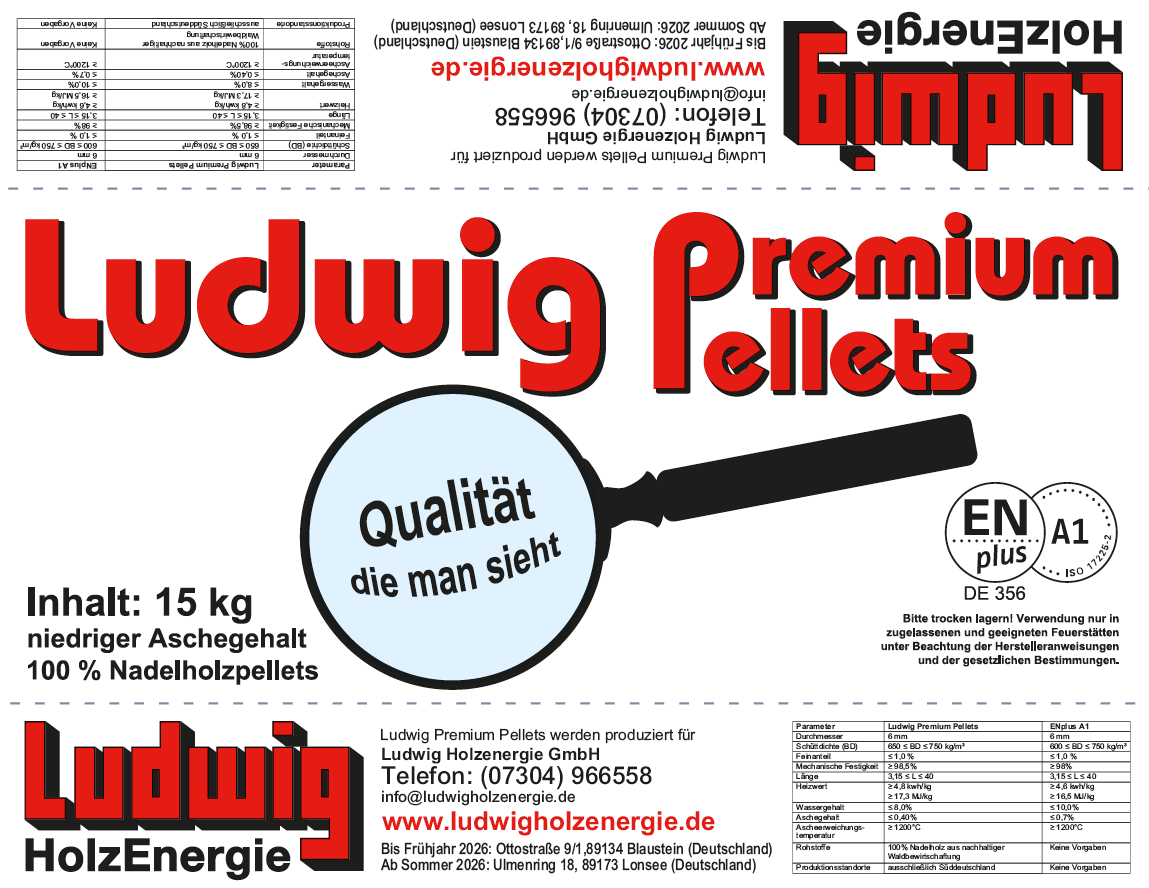 Ludwig Premium Pellets