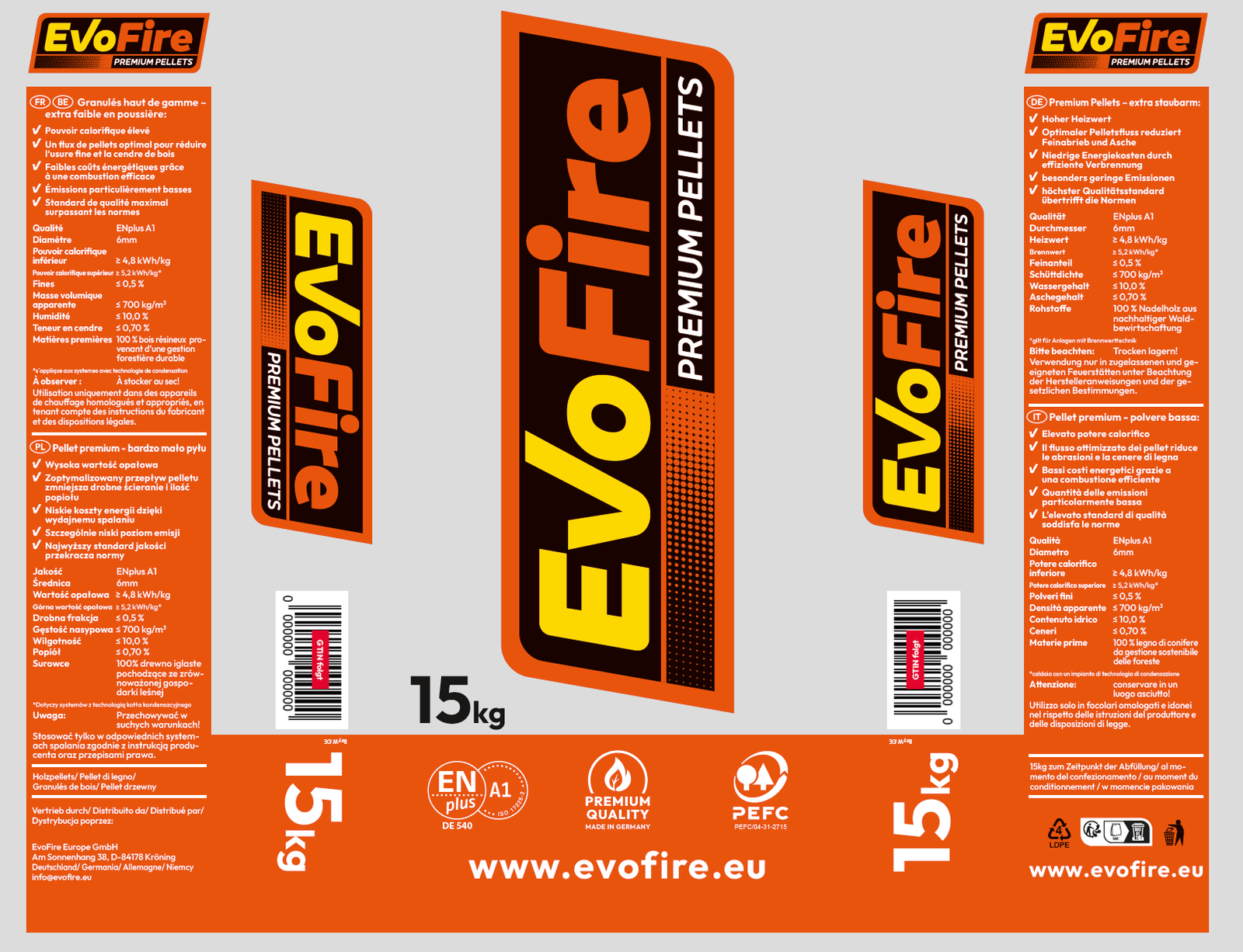 EvoFire Premium Pellets