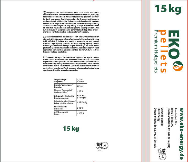 EKO Energy Premium Holzpellets