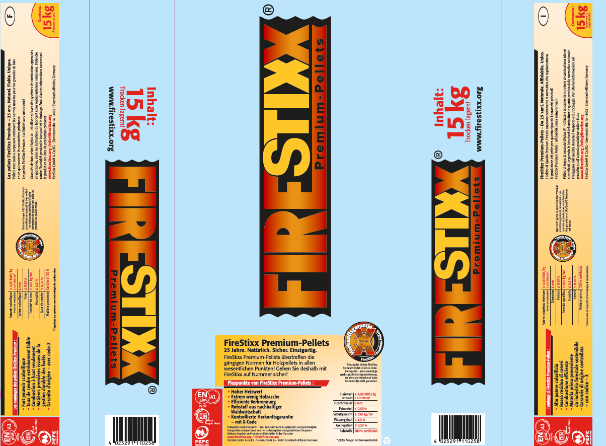 Firestixx Premium-Pellets
